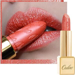 Oulac Women Metallic Coral Pink High Impact Hydrating Lipstick Nemo  Go Home(06)